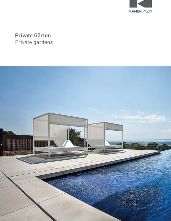 Deckblatt Katalog Kanfanar Private Gärten