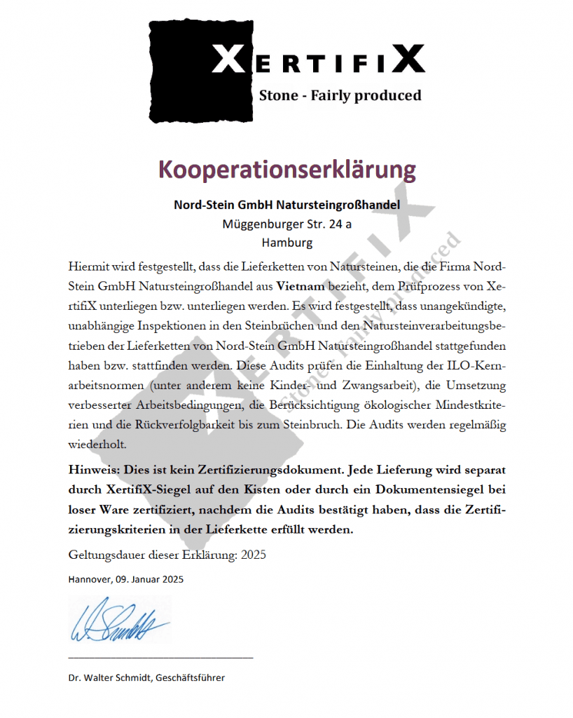 Deckblatt Kooperationserklärung Vietnam 2025