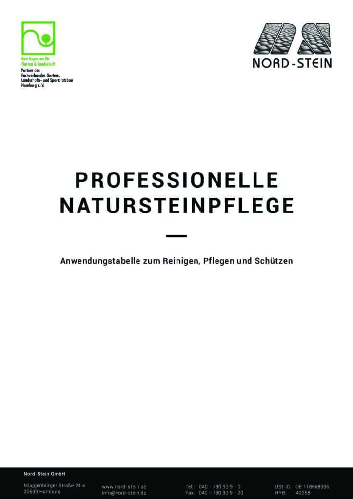 Reinigungs- und Pflegeprodukte für Natursteinflächen im Außenbereich