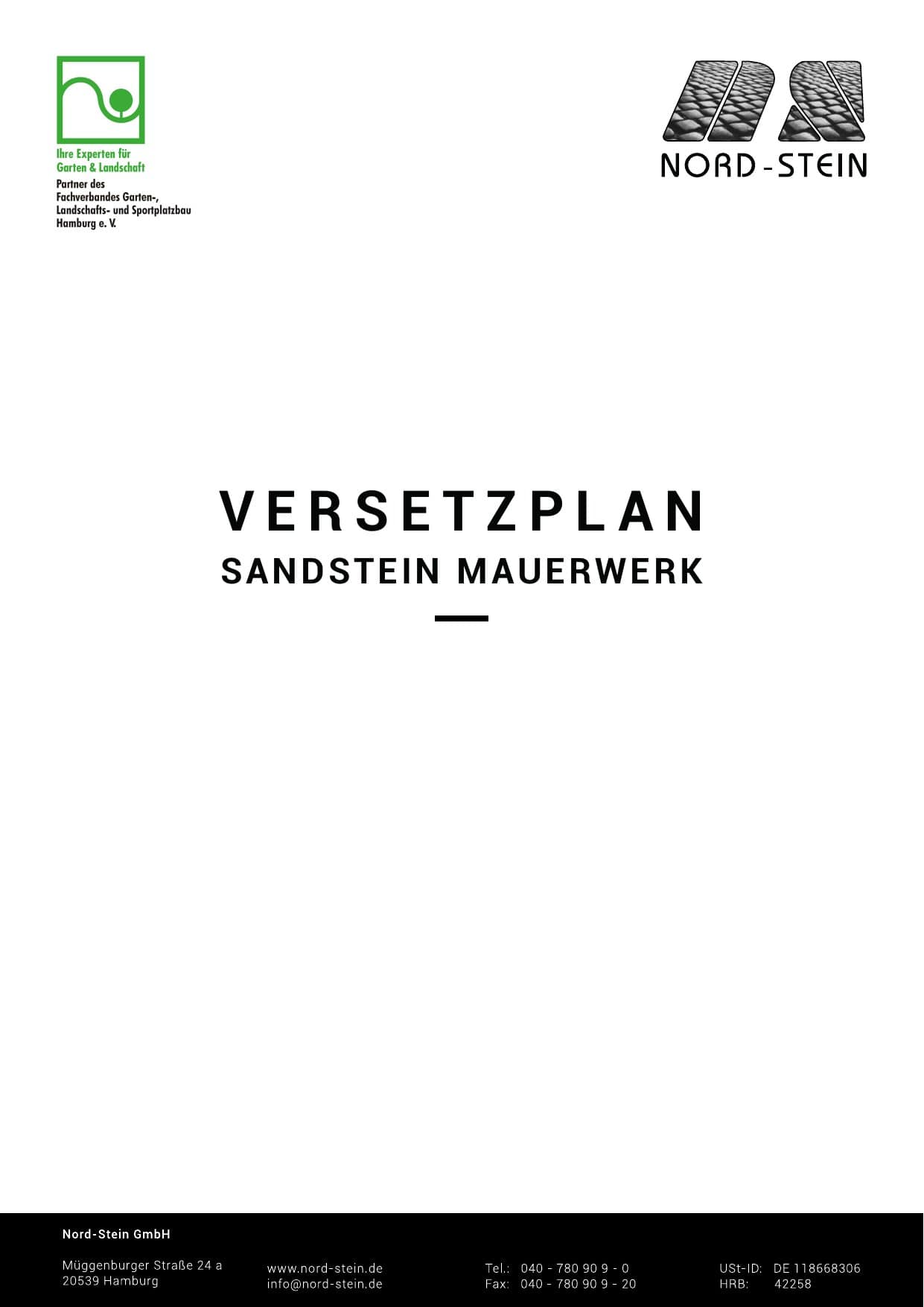 Vorschaubild zum Versetzplan Sandstein-Mauerwerk